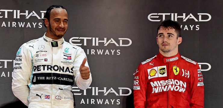 Charles Leclerc Hamilton Ferrari