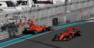 Leclerc Vettel GP Abu Dhabi 2019