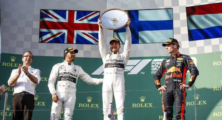 Bottas podium australia 2019