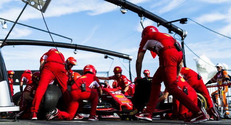 Ferrari, Pit Stop, Leclerc - GP Francia 2019