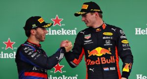 Verstappen Gasly GP Brasile 2019 Honda