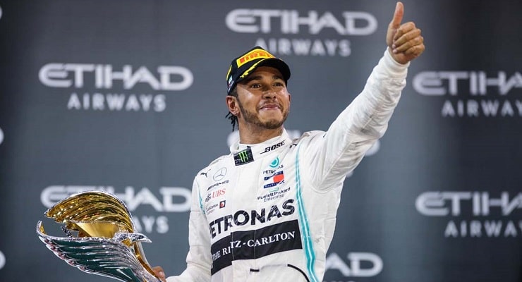 gp abu dhabi mercedes hamilton 2019