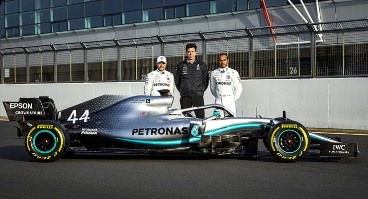 hamilton mercedes 2019