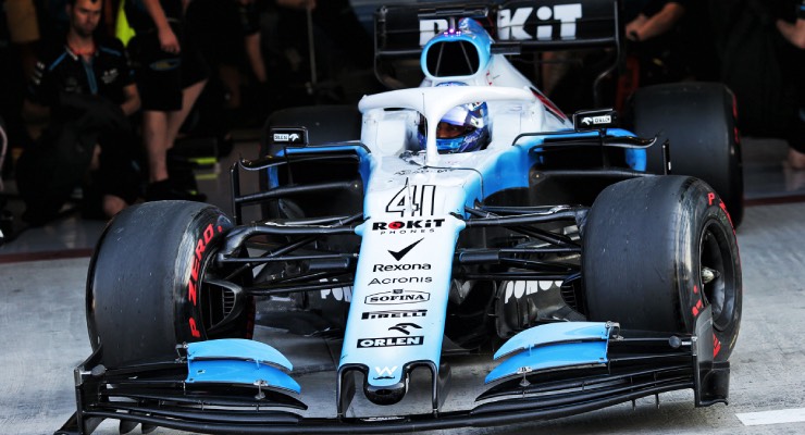 Nissany al volante della Williams nella FP1 di Barcellona