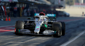 Mercedes W11, Hamilton, F1 Test Barcellona