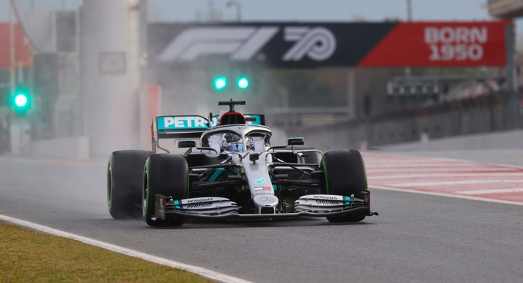 Mercedes Test F1 Barcellona