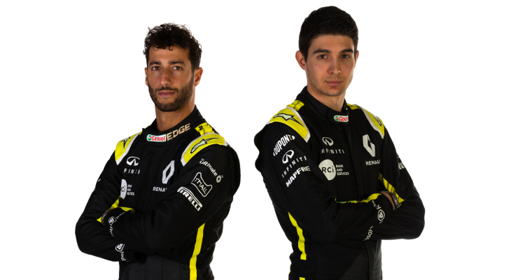 Ricciardo e Ocon