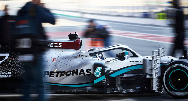 Test Barcellona Mercedes