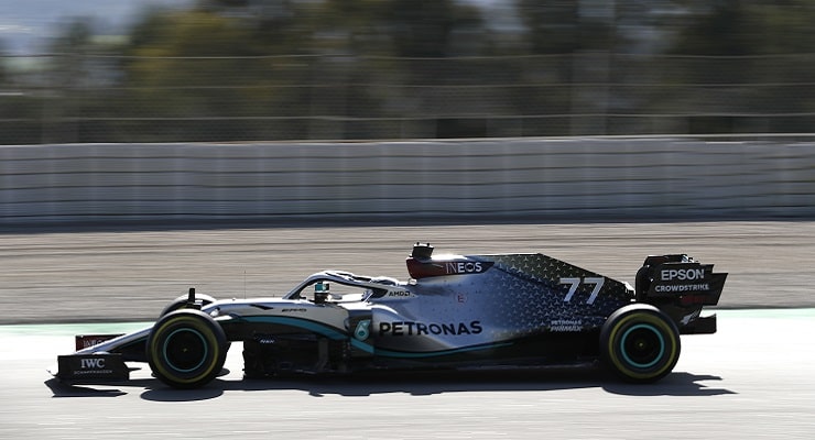 test barcellona 2020 bottas