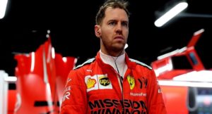 Vettel 2020 Ferrari test Barcellona deluso