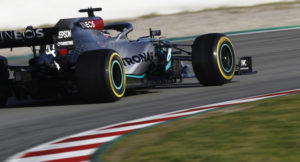 Mercedes DAS 2020 test barcellona
