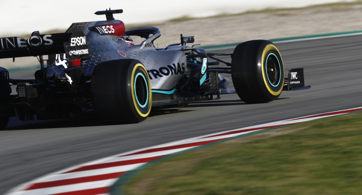 Mercedes DAS 2020 test barcellona