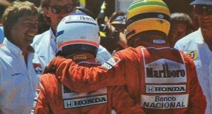 Prost Senna rivalità amicizia