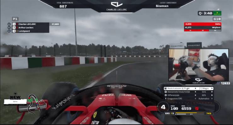 Leclerc Albon race world