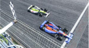 Alonso Button Simracing Indianapolis