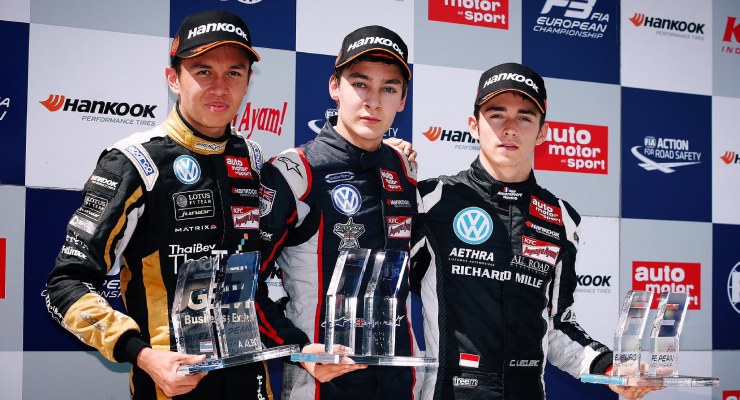 Russell, Albon, Leclerc