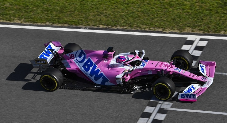 Racing Point test Barcellona 2020