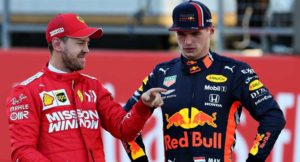 Verstappen e Vettel