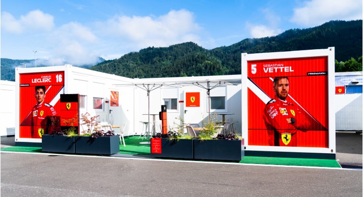 Leclerc Vettel Ferrari GP Austria