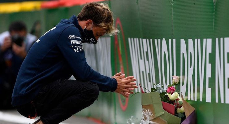 GP Belgio: Gasly ricorda Hubert a Spa