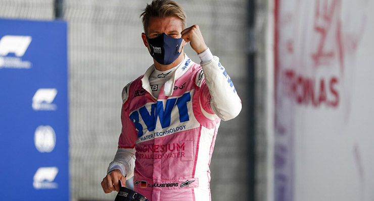 GP F1 70, Hulkenberg: "Un grande sorriso sul mio volto"