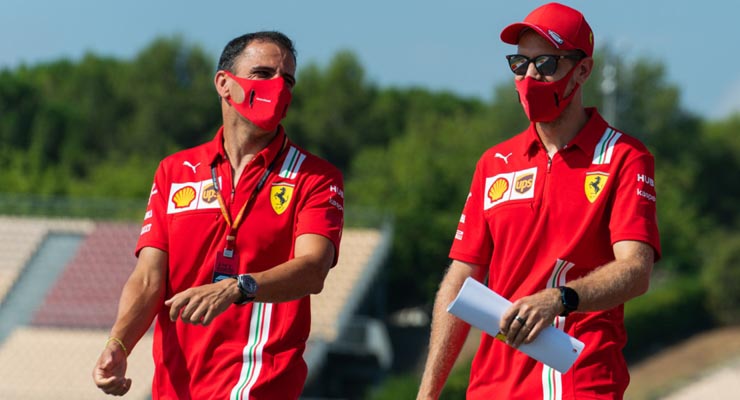 Marc Genè Sebastian Vettel, Ferrari