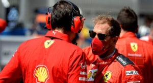 Riccardo Adami Sebastian Vettel GP Spagna 2020