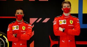Antonio Fuoco e Robert Shwartzman Ferrari