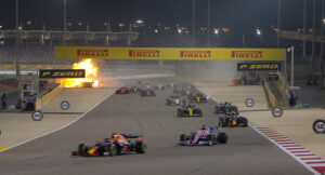 GP Bahrain: momenti di paura per Grosjean