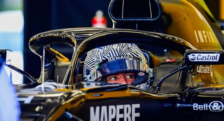 Alonso testa la Renault RS18 a Sakhir