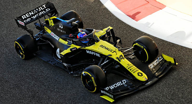Test Abu Dhabi, ritorno al top per Alonso