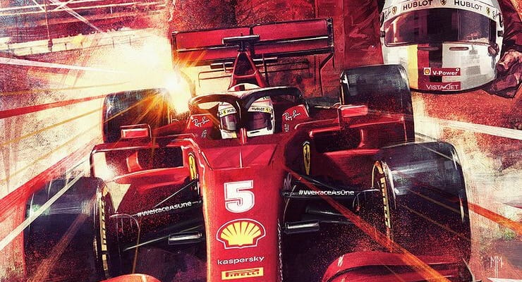 Vettel regalo di addio alla Ferrari