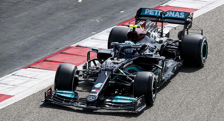 Test Bahrain, day 2: Bottas firma il tempo più veloce