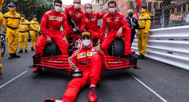 Alonso Sainz Ferrari 2021