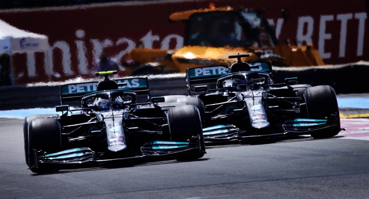 GP Francia, Mercedes: "Swap del telaio? Cosa normale"