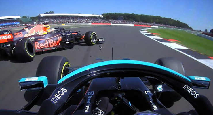 contatto hamilton verstappen