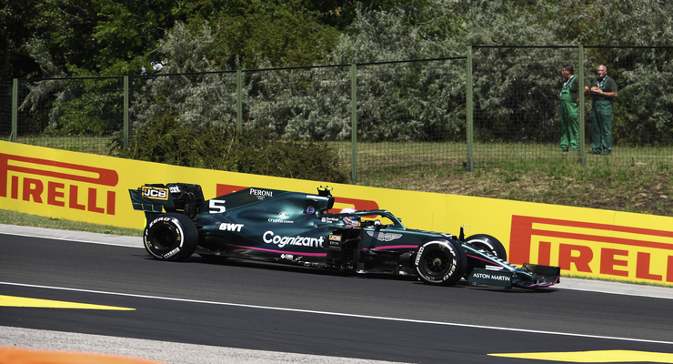 Ungheria Vettel a secco