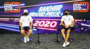 Bottas e Russell in conferenza stampa per il GP del Belgio