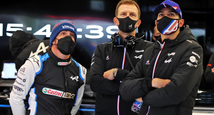 Alonso e Ocon chiedono di fare il tifo per Alpine al GP d'Italia