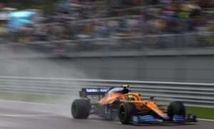 GP Russia, Norris: "Errore mio, ma non sapevo che la pioggia sarebbe aumentata"