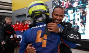 Lando Norris Lewis Hamilton