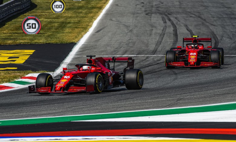 Sainz status Leclerc