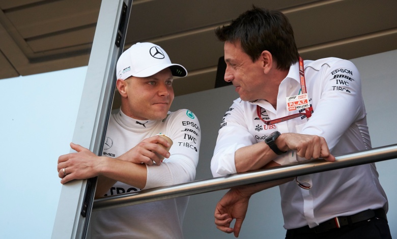 Valtteri Bottas e Toto Wolff