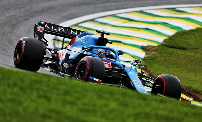 Alonso Alpine FP2 Brasile 2021