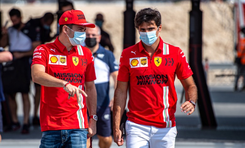 Charles Leclerc e Carlos Sainz