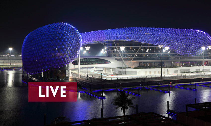 Gran Premio Abu Dhabi albergo vista notte