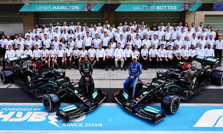 Mercedes Lewis Hamilton Toto Wolff