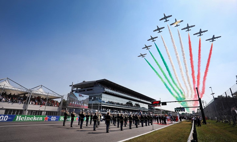 Monza Formula 1 green