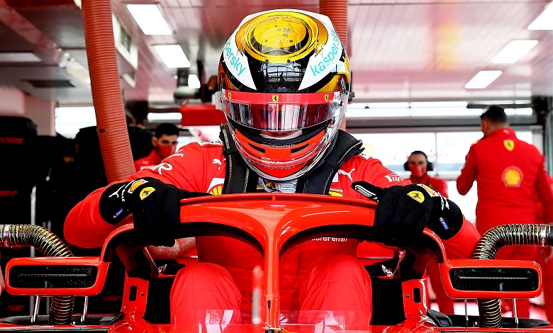 Robert Shwartzman test Ferrari