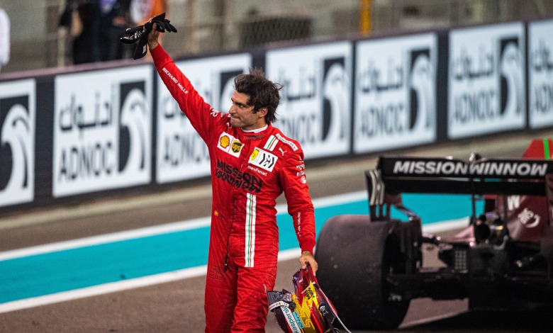 Clarkson a Sainz: "Ottimo lavoro lo scorso anno in Ferrari"